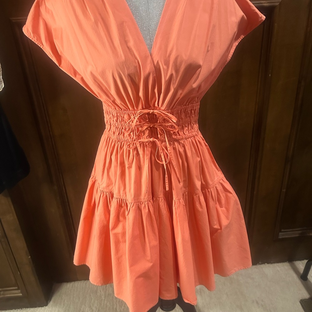 Derek Lam Coral Mini Dress - Picture 2 of 7